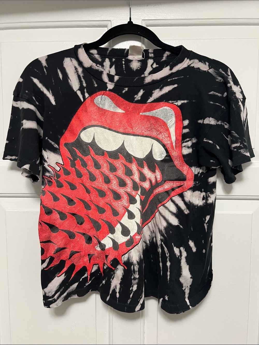MadeWorn Graphic Tee with Rolling Stones Print